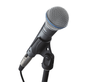 Shure Beta58A med Stativ og ledning